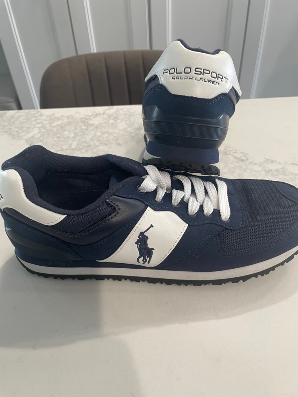 Polo by Ralph Lauren Navy & White Polo Sport Runner